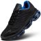 Men's Air Running Shoes Non Slip Workout Casual Sport Shoes for Men Basketball Sneakers Fashion Tennis Sport Fitness Cross Trainers - Black/Blue